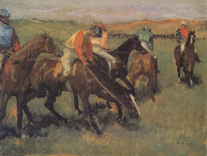 Edgar Degas Before the race Sweden oil painting art